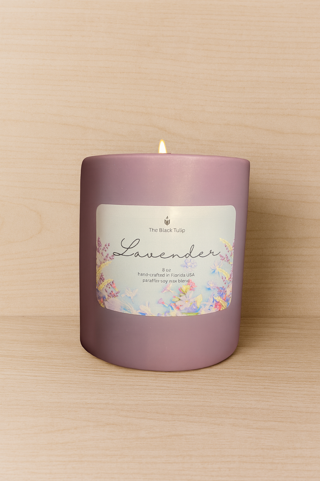 Lavender Candle – 12 oz Ceramic Candle