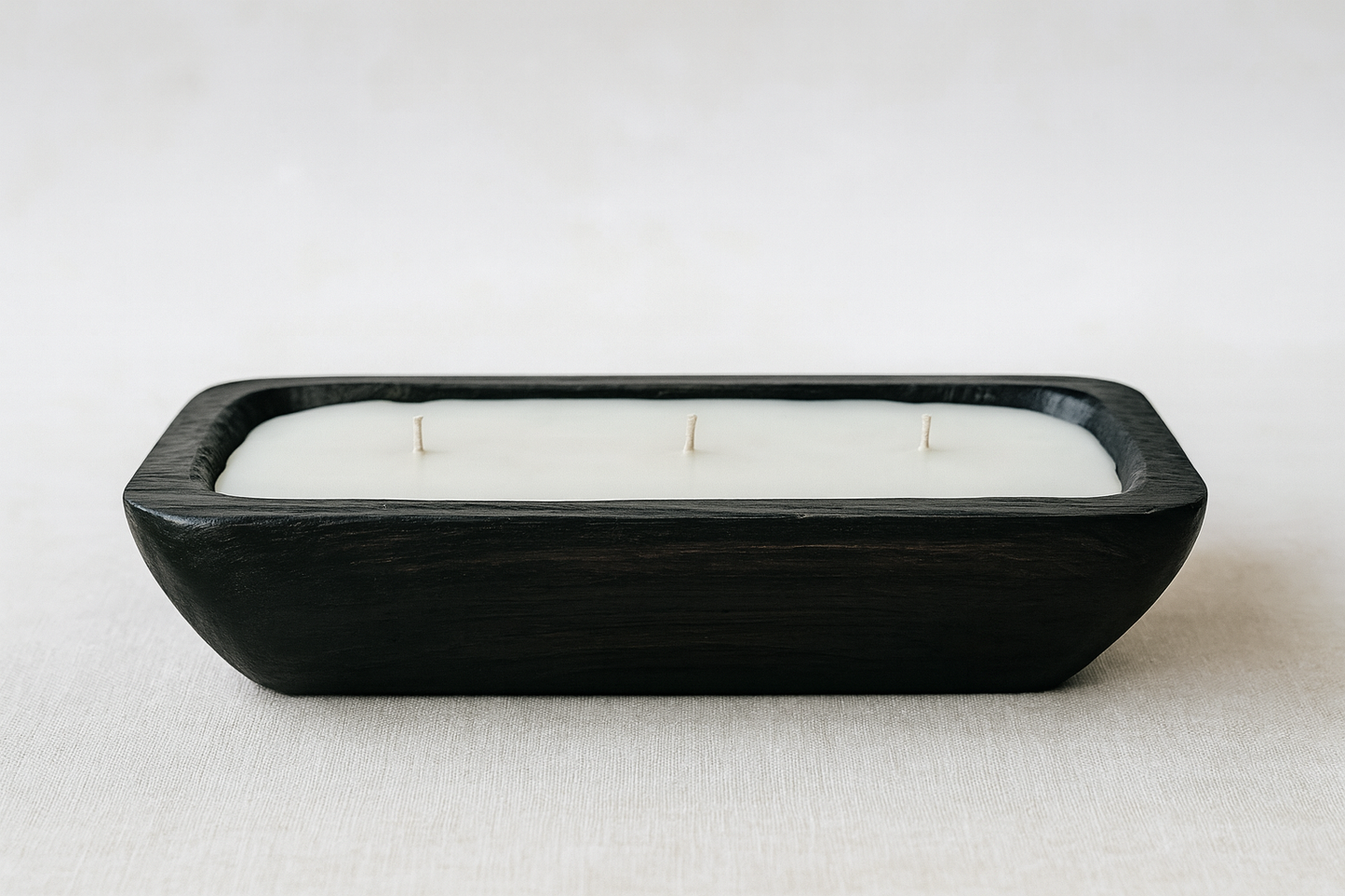 Pumpkin & Waffles Pie – 20 oz Wooden Dough Bowl Candle
